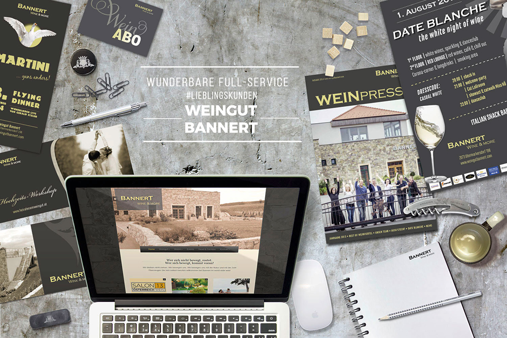 Web & Drucksorten Weingut Bannert